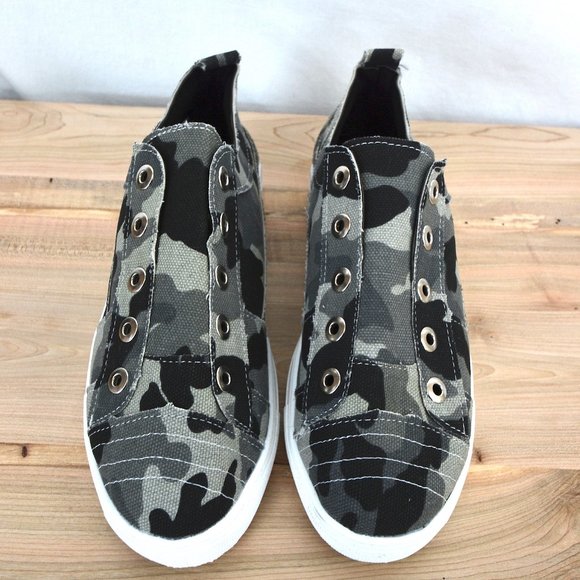 Camo laceless sneakers in size 40 - Picture 2 of 6